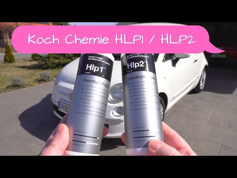 Koch Chemie Headlight Polish1 (Hlp1) és Headlight Polish2 (Hlp2) fényszóró polírozó szer teszt