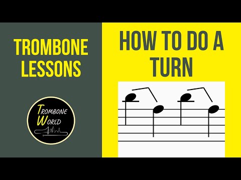 Jazz Trombone Lessons - How to do a "turn" on the trombone