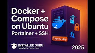 Install Docker & Docker Compose on Ubuntu Server (with Portainer + SSH) | Step-by-Step 2025 #docker