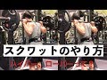 [How to] ハイバー とローバースクワットのやり方！
