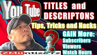 Youtube title description box Explained | Video description tips and hacks | Rank video higher