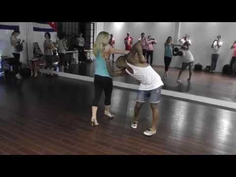 Salsa Class 23.06.15 at D'AKOKAN Dance School - Yoandy Villaurrutia