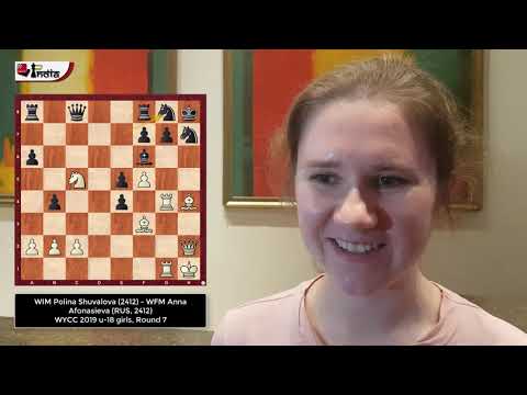 Polina Shuvalova wins the 'ChessBase Best game of the day award'