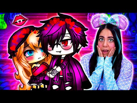 VAMPIRE ROMANCE 🧛🩸 Gacha Life Mini Movie Love Story Reaction