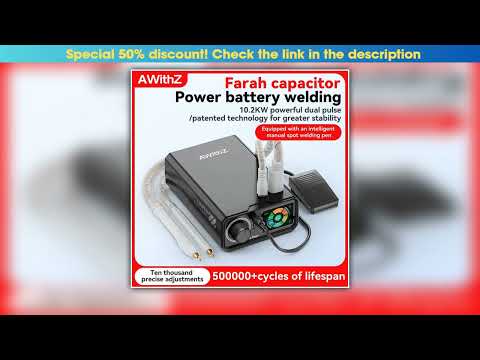 New Arrival AWithZ UKF10 Spot Welder Super Farad Capacitor Spot Welding Machine 18650 Lithium Batte