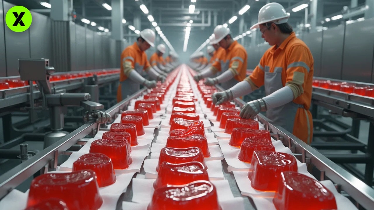 Así Se Fabrica la GELATINA más VENDIDA del MUNDO🍮🍓 | El SECRETO Revelado