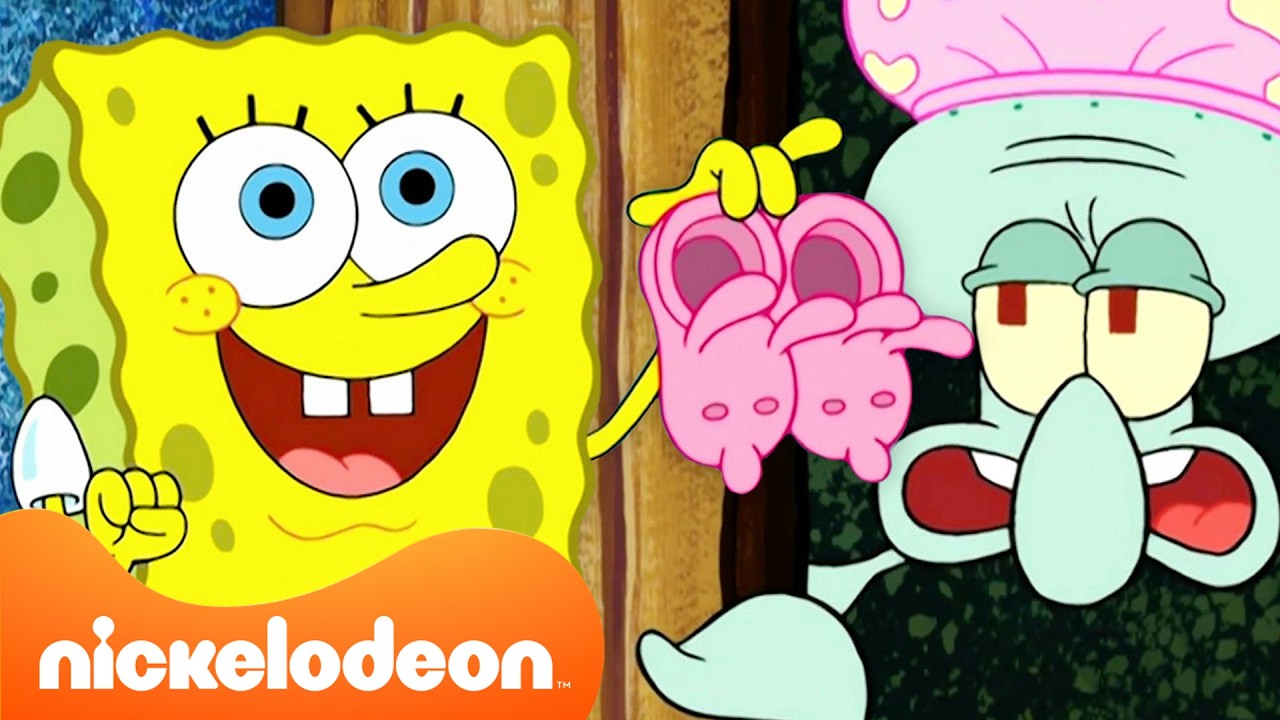 SpongeBob | 90 Menit SpongeBob Jadi Tetangga Terbaik! 🧽🏡 | Nickelodeon Bahasa