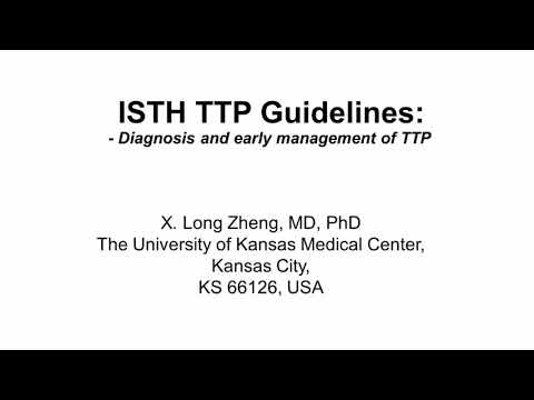 ISTH TTP Guidelines