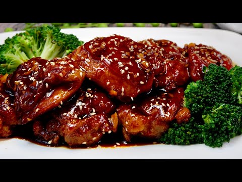 Super Easy Restaurant Style Chicken Chop in Plum Sauce 梅子酱鸡扒 Chinese Pan Fried Chicken Recipe