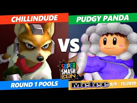 SSC 2019 SSBM - Liquid Chillindude (Fox) VS  Pudgy Panda (Ice Climbers) Smash Melee Round 1 Pools