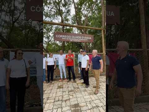 Abaeté inaugura o portal do Córrego Olhos d’Água e caminha para implantar ali um parque ecológico
