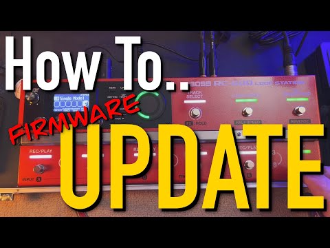 How to Update the Boss RC-600 Loop Station Firmware