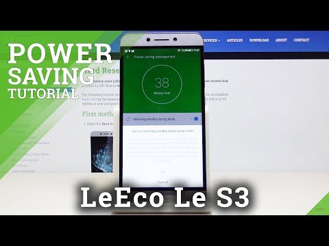 How to Activate Power Saver in LeEco Le S3 – Save Battery