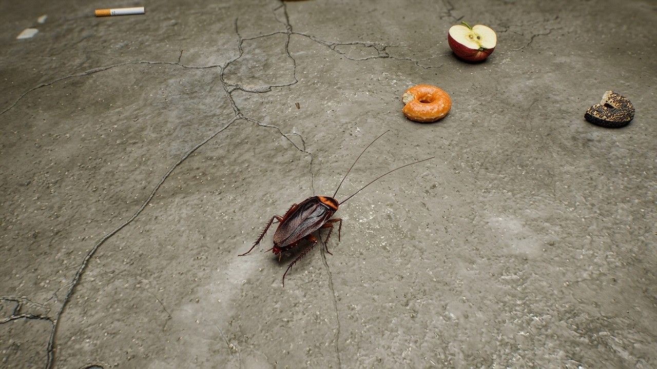 AKU MENCOBA HIDUP SEBAGAI KECOA.... Cockroach Simulation
