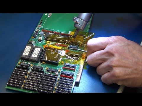 Amiga A2091 SCSI controller debug and repair