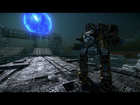 MechWarrior Online - Legendary Cyclops "Arges" rocks the Twin Gauss Rifles on Vitric Station - CP-AR