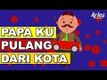 Alif Mimi Papa Ku Pulang Dari Kota Animasi 2D Lagu Kanak Kanak