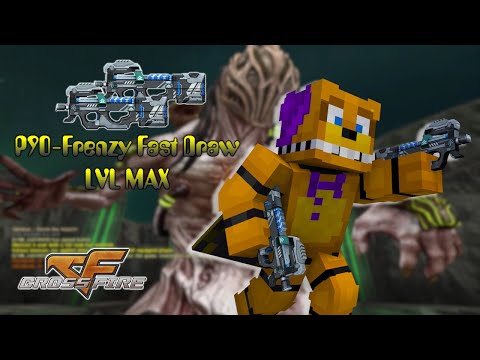 Crossfire West | P90 Frenzy Fast Draw LVL MAX Gameplay (ZM Titan Citadel) [33]