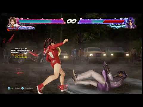 Tekken 7: Asuka DB4,3 CH FF4 Route 124 DMG