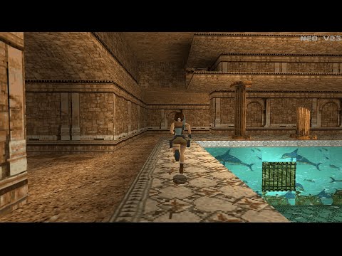 Best Walkthrough - Tomb Raider 1 (PS1) // Palace Midas (Part 7) [FULL HD]