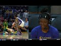 Erica Wheeler Talks About Making Sue Bird Fall With Her Crossover After The Sparks Beat The Storm.