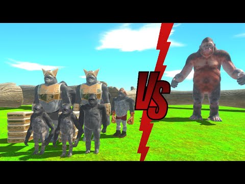 X2 PRIMATES ENEMIES VS GORO  - ANIMAL REVOLT BATTLE SIMULATOR