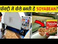 फैक्ट्री में सोयाबीन कैसे बनती हैं ? How soyabean is made in f