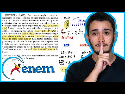 ENEM 2012 PPL - In musical performances held in spaces where the audience is far from the stage,