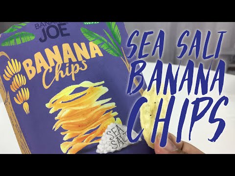 Banana Joe Sea Salt Banana Chips Snack Taste Test