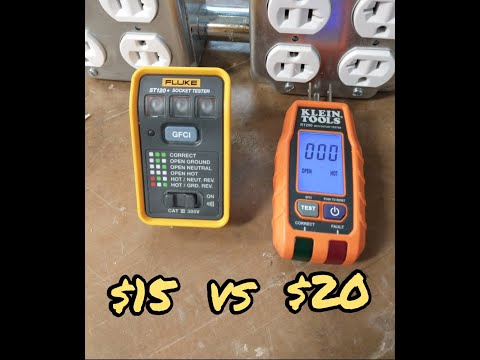 Fluke vs Klein Receptacle Tester TikTok #tiktok #shorts #diy