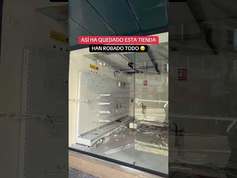 ASÍ HAN ROBADO ESTA TIENDA EN BARCELONA