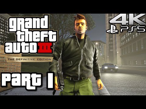 GTA 3 DEFINITIVE EDITION Gameplay Walkthrough Part 1 (4K 60FPS) PS5 Remastered