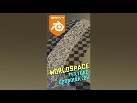 Blender Worldspace Procedural Shader Explained in 60 Seconds #blender #procedural #3dart