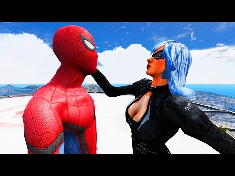 Spider-Man vs BLACK CAT - Epic Superheroes Battle Video