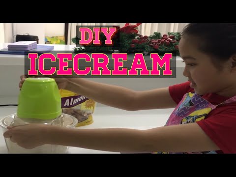 My first vlog. Making Diy Icecream!