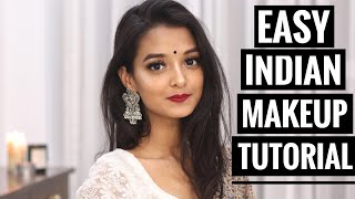 TRADITIONAL INDIAN MAKEUP TUTORIAL | SIMPLE & EASY | DOWNLOAD THIS VIDEO IN MP3, M4A, WEBM, MP4, 3GP ETC