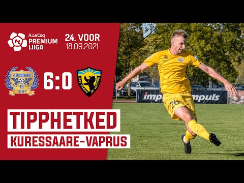 FC Kuressaare - Pärnu JK Vaprus l 6:0 l Premium liiga 24. voor l 2021