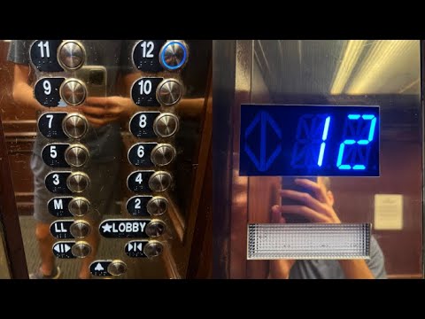 TOO SLOW Westinghouse/ThyssenKrupp Traction Elevators at the Frances Marion Hotel in Charleston SC