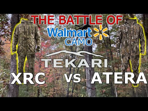 Compare Walmart Hunting Camo Tekari Atera Vs Tekari XRC on the Camo Matrix