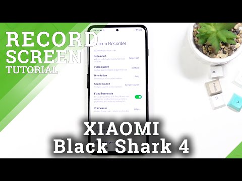 How to Record Screen on XIAOMI Black Shark 4 - Screen Recording Tutorial