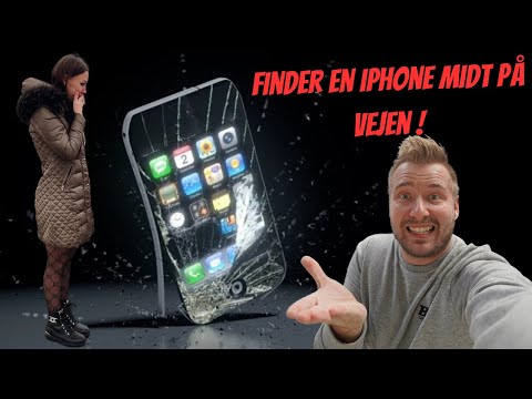 FINDER EN IPHONE MIDT PÅ VEJEN !!