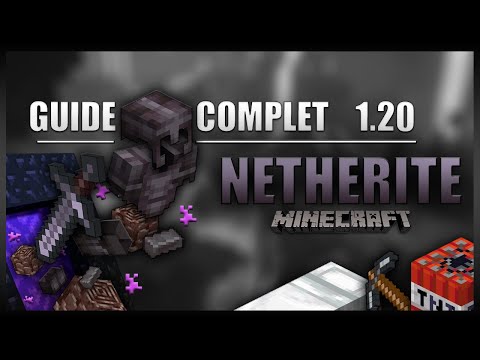 Tranuraguart - The ULTIMATE guide to NETHERITE in 1.19+ on Minecraft in SURVIVAL! [Minage Optimisé, Utilisation]