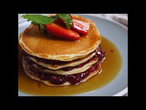 Nadýchané lievance s javorovým sirupom