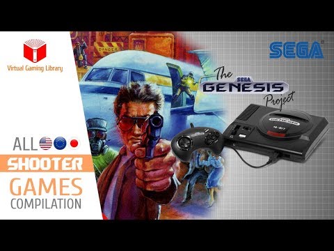 All SEGA Genesis/Mega Drive Shooter Games Compilation - Every Game (US/EU/JP/BR)