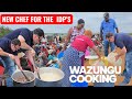 WAZUNGU COOKING FOR THE IDP S IT WAS SO HUMBLING TO SEE THEM WITH BIG SUFURIAS TODAY