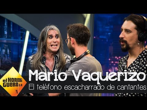 El loco teléfono escacharrado musical durante la visita de Mario Vaquerizo - El Hormiguero 3.0