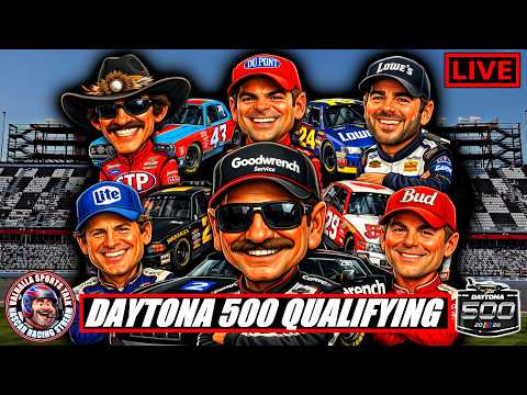 NASCAR Daytona 500 Qualifying LIVE | NASCAR CUP SERIES RACING |Valhalla Sports Talk LIVE | 2/11/2026