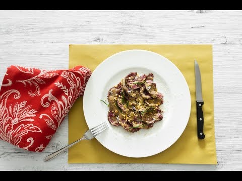 Diaframma di vitello e bagna cauda | Chef Diego Rossi | Sfizioso