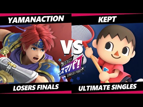 Sumapa 61 Losers Finals - Yamanaction (Roy) Vs. kept (Villager) SSBU Ultimate Tournament