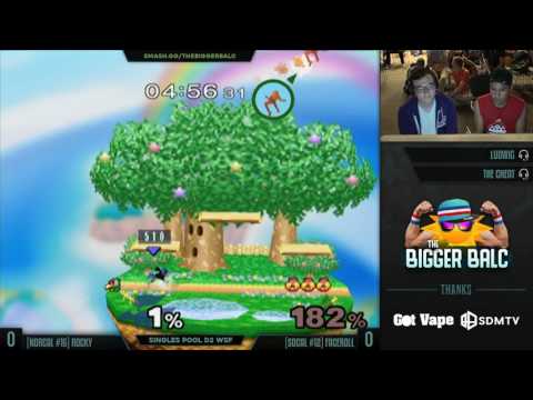 The Bigger Balc - Rocky (Falco) vs. Captain Faceroll (Sheik) - SSBM Pool D2 WSF - Smash Melee
